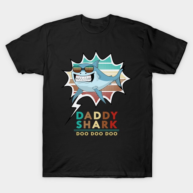 Daddy Shark T-Shirt by MasliankaStepan